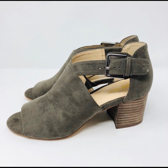 Nine West | NWOT Olive Green Block Heel Sandal - Picture 4 of 8